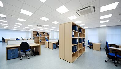 Office room with storage