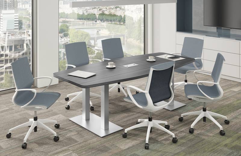 Adjustable-Height Tables For Sitting Or Standing Work